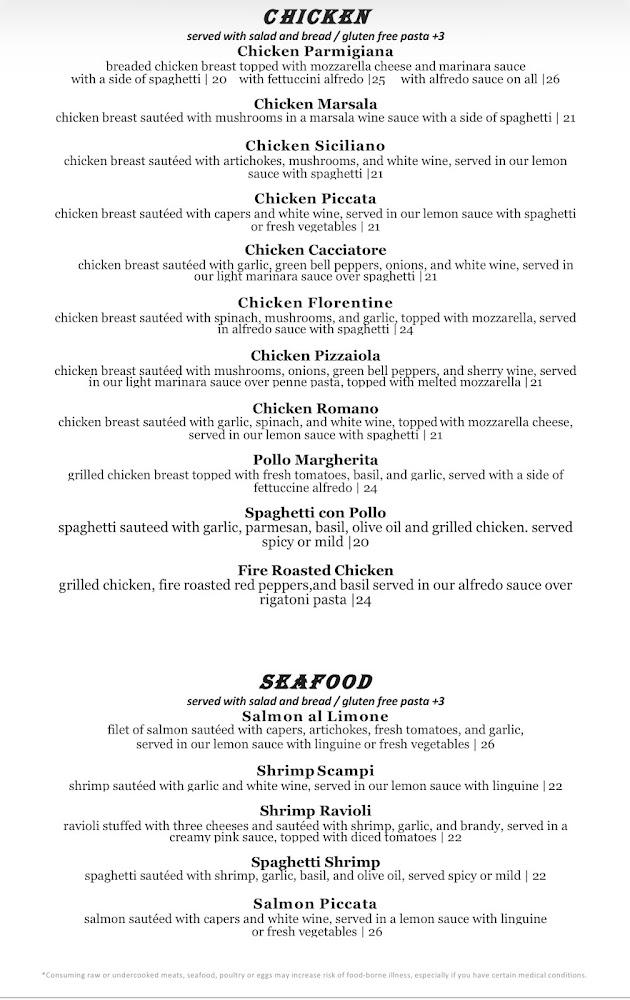 Casa Pasta Italian Restaurant- Helotes Menu image 2