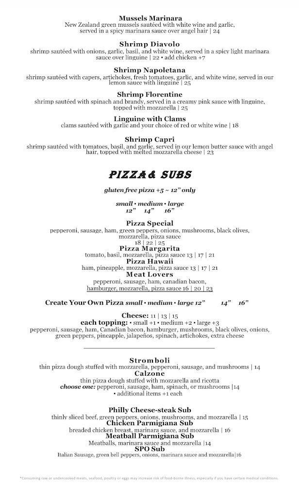 Casa Pasta Italian Restaurant- Helotes Menu image 4