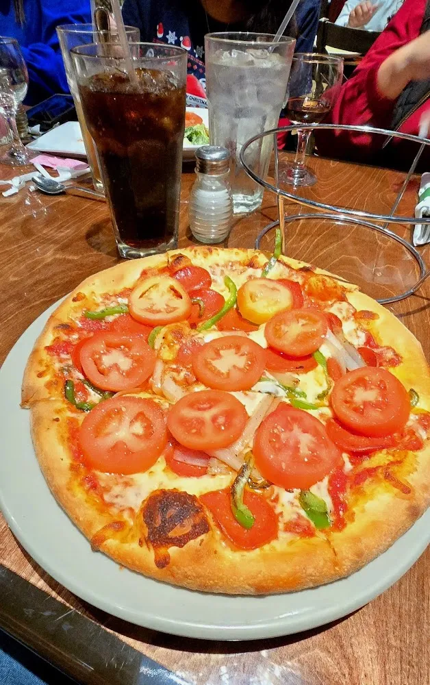 Pepperoni with Bell Peppers Onions and Tomatoes